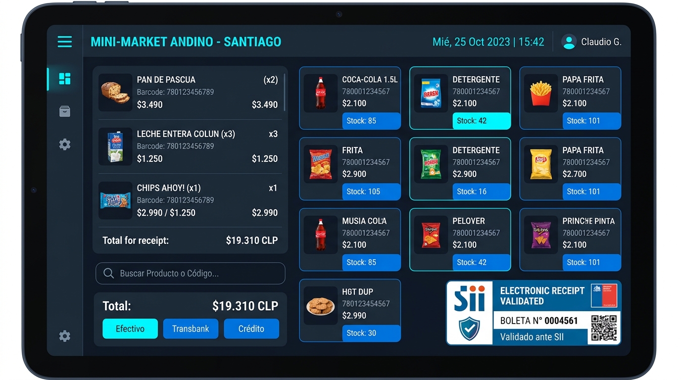 Software POS para Minimarket, Almacenes y Venta de Productos en Chile